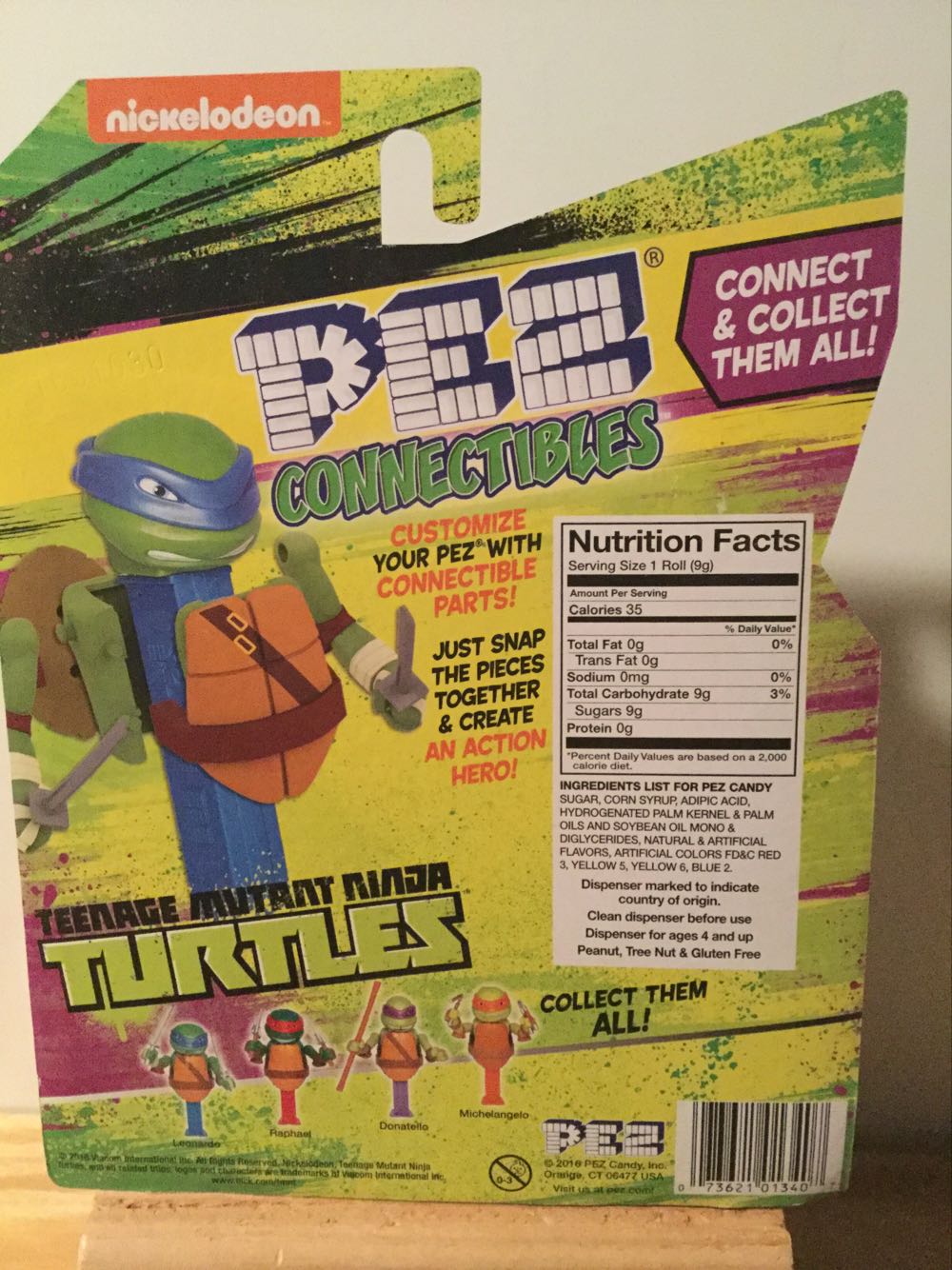 Teenage Mutant Ninja Turtles Connectable - Teenage Mutant Ninja Turtles - Connectibles ~ pez collectible [Barcode 073621013407] - Main Image 2