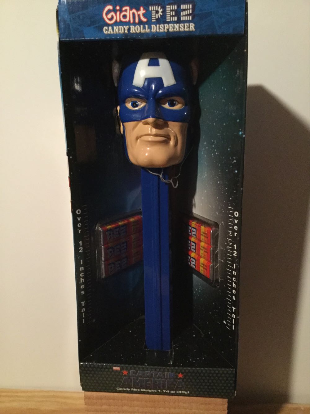 PEZ Dispenser JACK-O-LANTERN HEAD 1980 with GLOW IN THE DARK STEM--Halloween