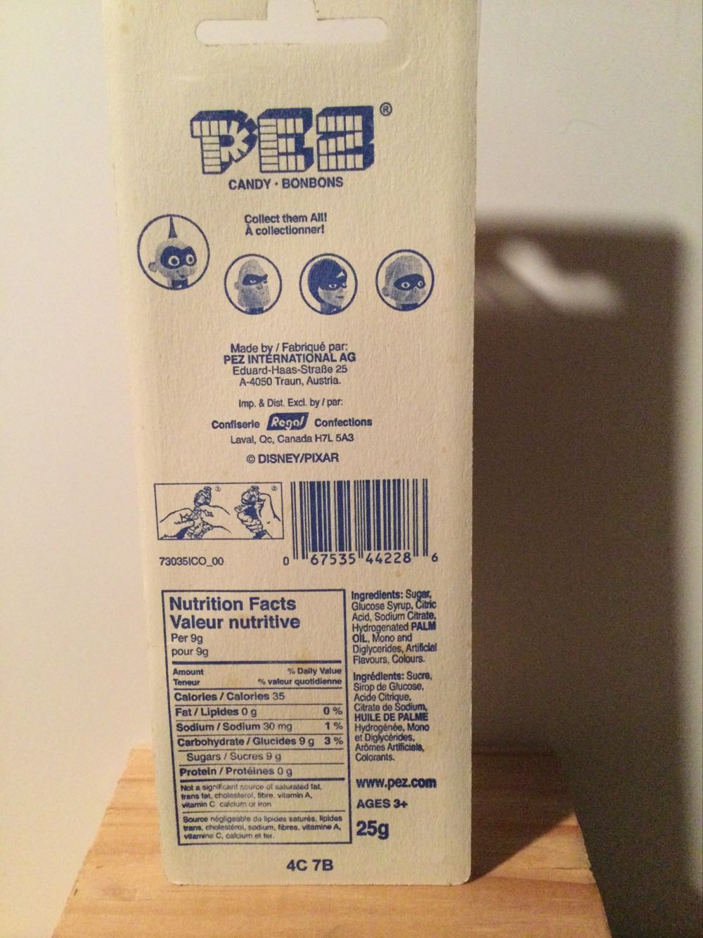 Incredibles - Mr. Incredible Unmasked - Disney pez collectible [Barcode 067535442286] - Main Image 2