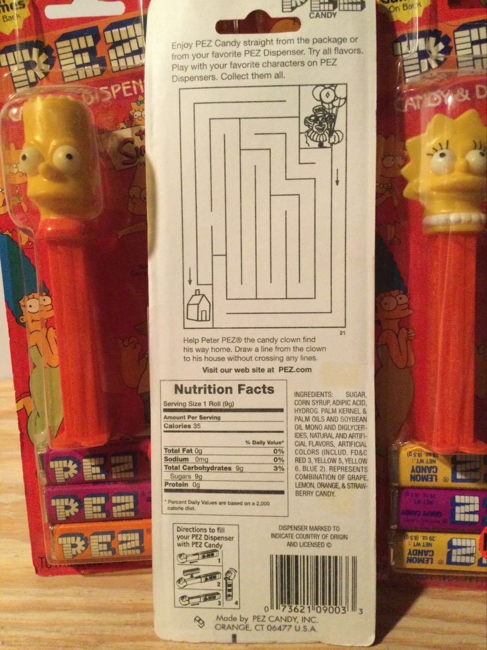 The Simpsons - Marge - The Simpsons pez collectible [Barcode 073621090033] - Main Image 2