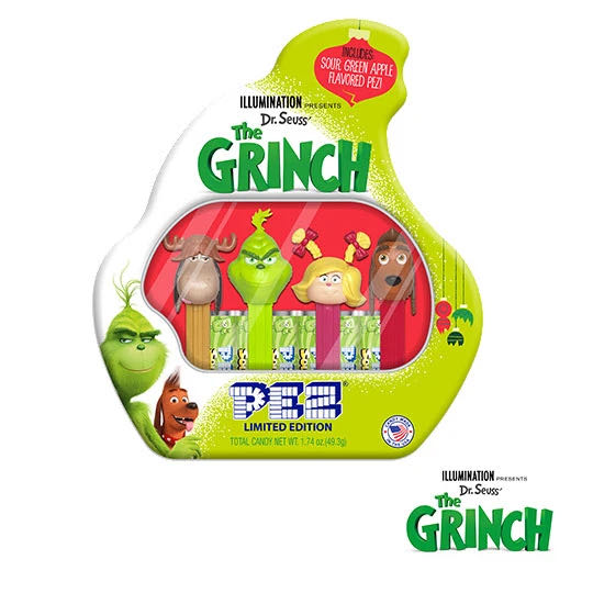 Christmas: GRINCH from the movie THE GRINCH - Dr. Seuss’s The Grinch pez collectible - Main Image 2