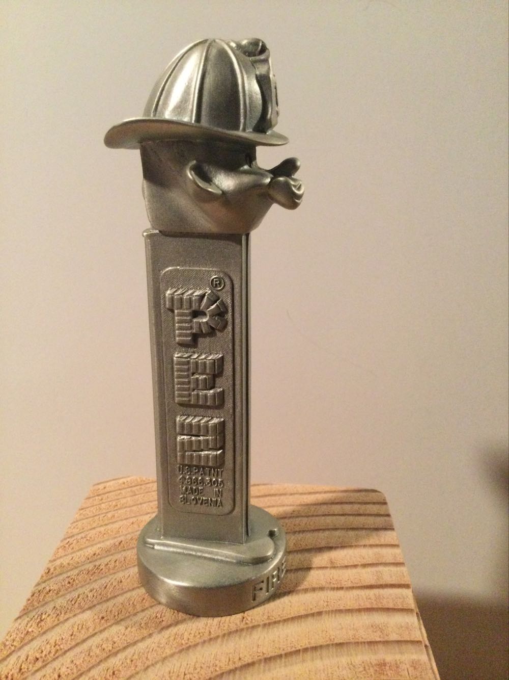 Fireman Pewter Paper Weight - Fireman pez collectible - Main Image 4