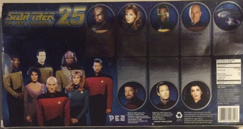 Star Trek: The Next Generation - Star Trek: The Next Generation pez collectible [Barcode 073621008243] - Main Image 2