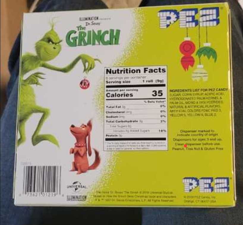 Illumination The Grinch 2-Pack - The Grinch pez collectible [Barcode 073621012196] - Main Image 2
