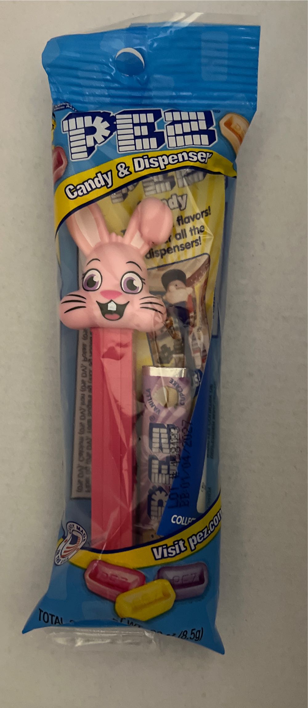 Easter - Bunny 3, pink/pink - Easter pez collectible - Main Image 2