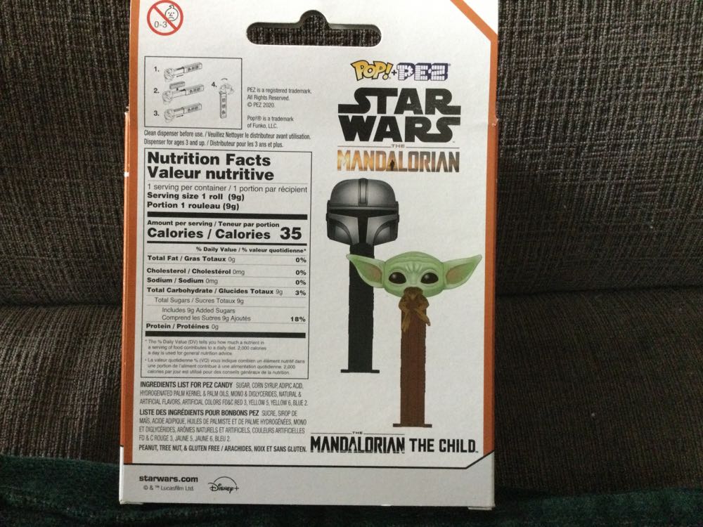 Star Wars - 2020 Mandalorian And The Child Funko POP! - - Star Wars pez collectible [Barcode 889698521536] - Main Image 3