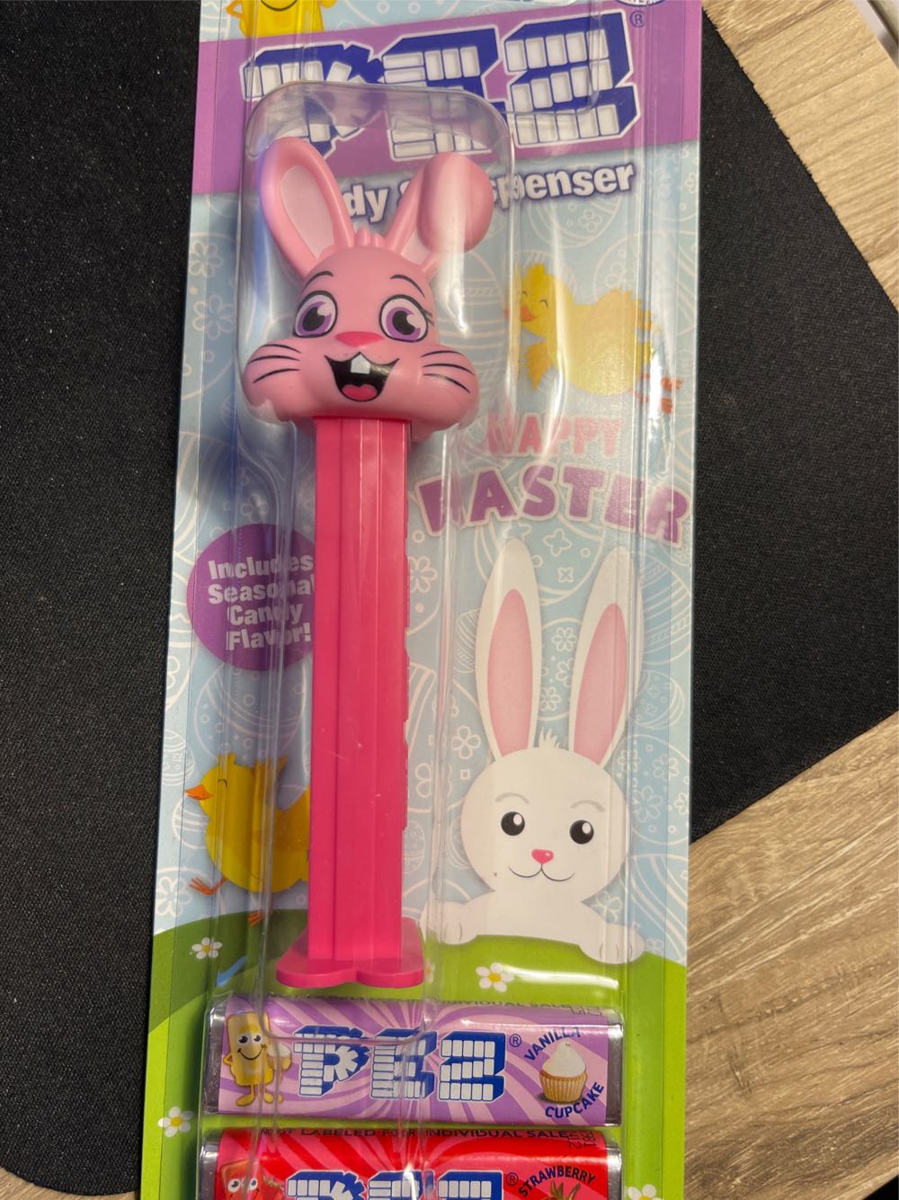 Tube-Easter Pink Bunny Head - Easter pez collectible - Main Image 2