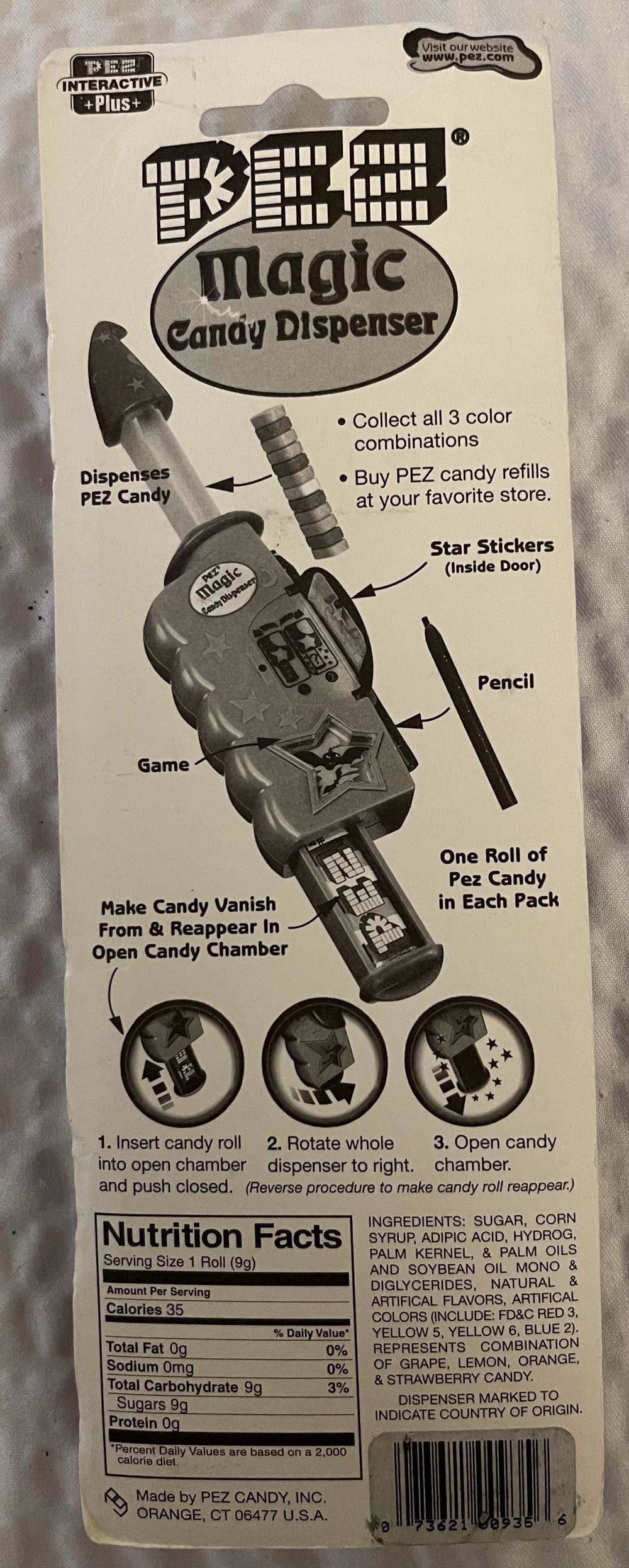 Magic Candy Dispenser  pez collectible [Barcode 073621009356] - Main Image 2