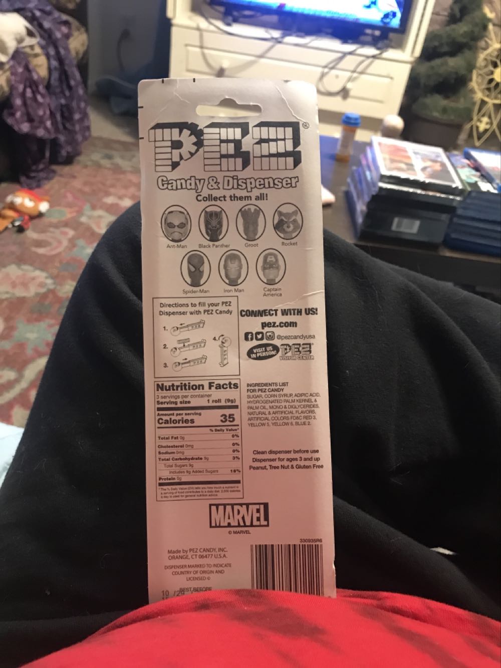 Marvel Captain Marvel - Marvel pez collectible [Barcode 073621091122] - Main Image 2