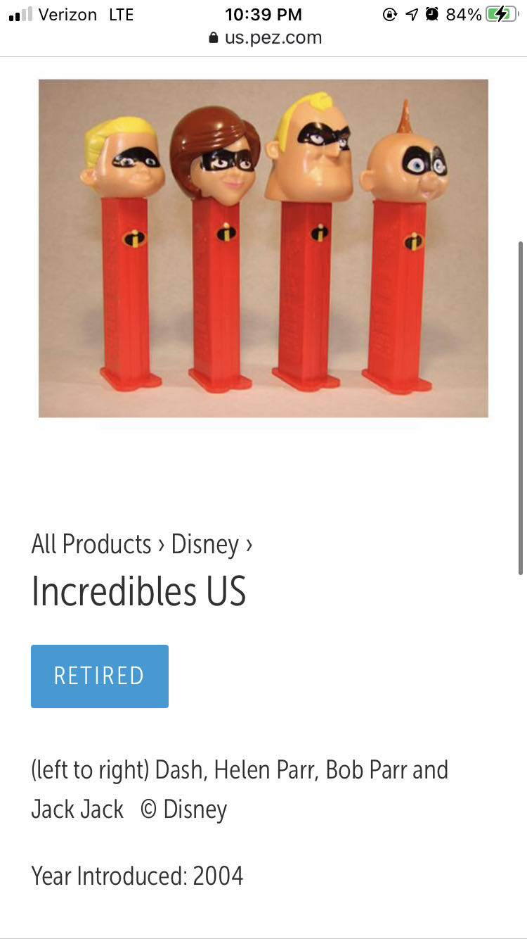Incredibles 2 - Dash - The Incredibles pez collectible - Main Image 2