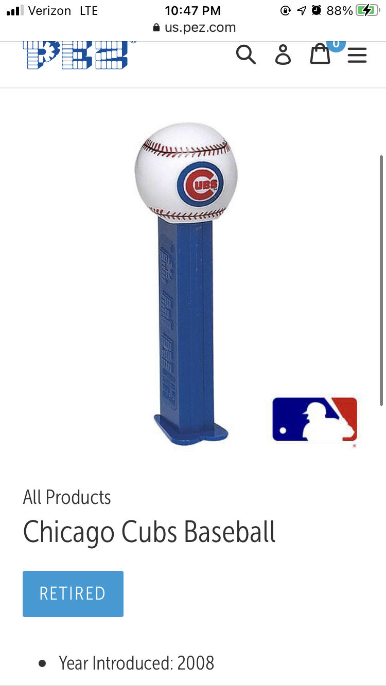 Cubs Baseball - Sports pez collectible - Main Image 2