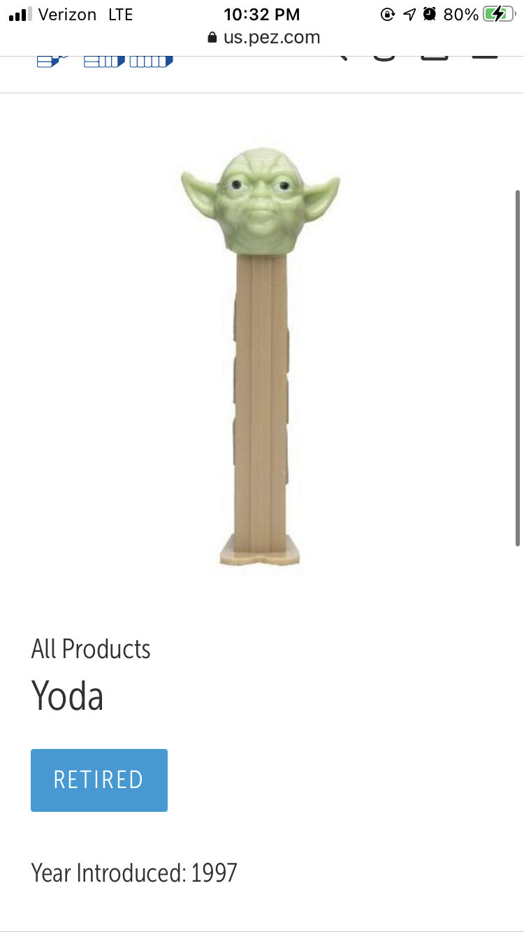 Yoda - Star Wars pez collectible - Main Image 2