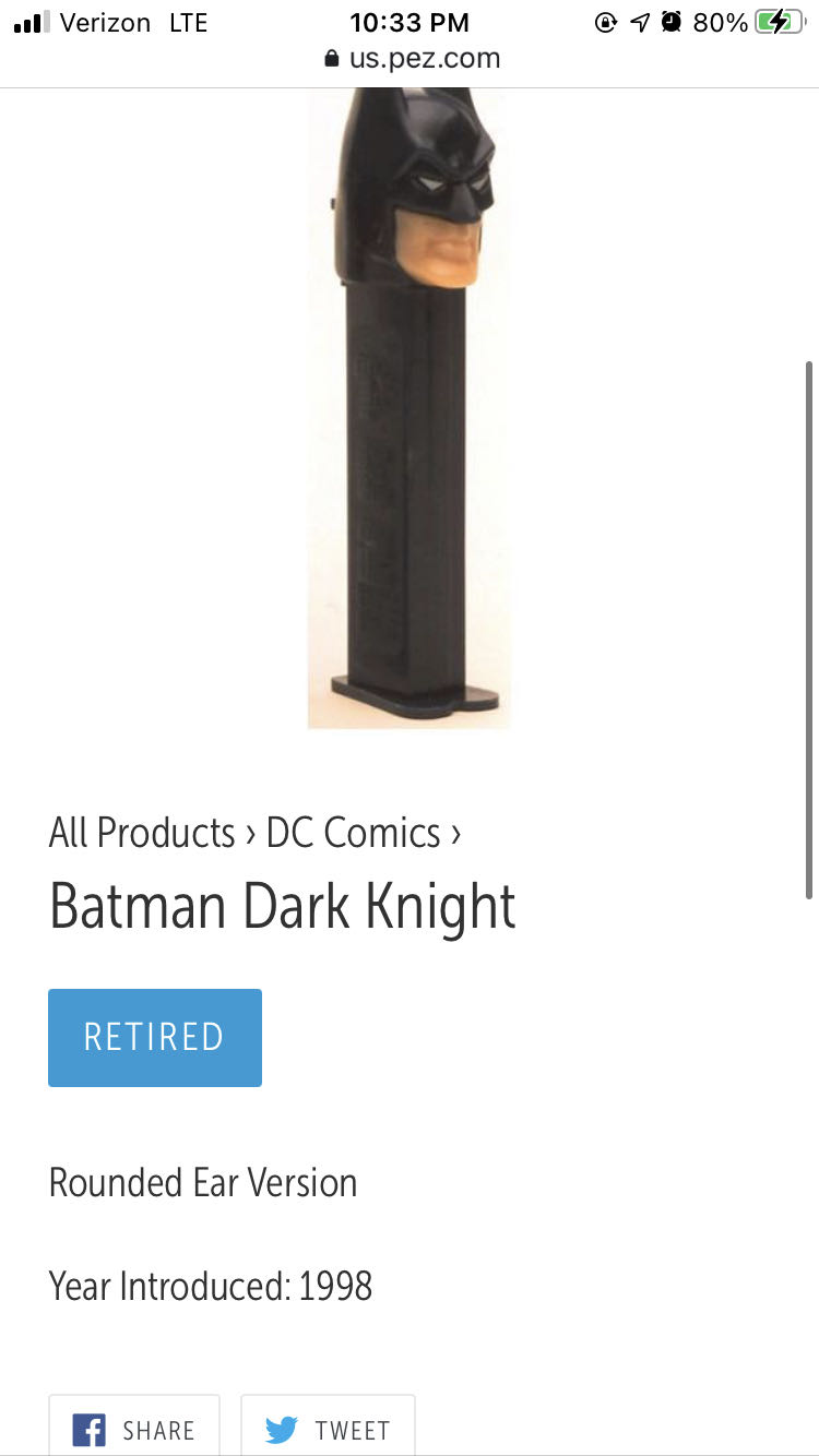 Batman - DC Comics pez collectible - Main Image 2