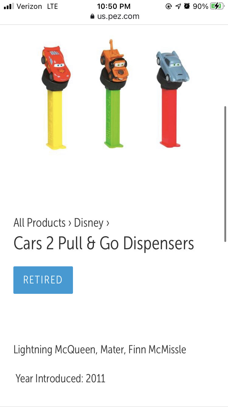 Lightening McQueen - Cars pez collectible - Main Image 3