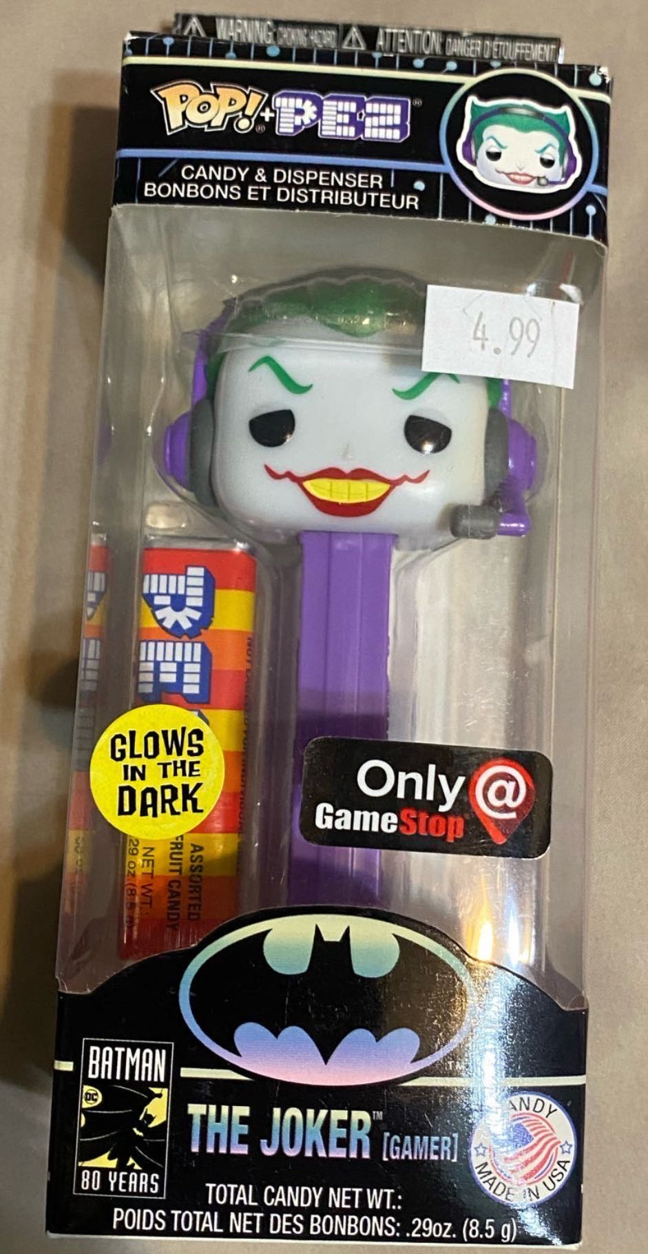 ✅ The Joker Gamer  pez collectible [Barcode 889698437325] - Main Image 2