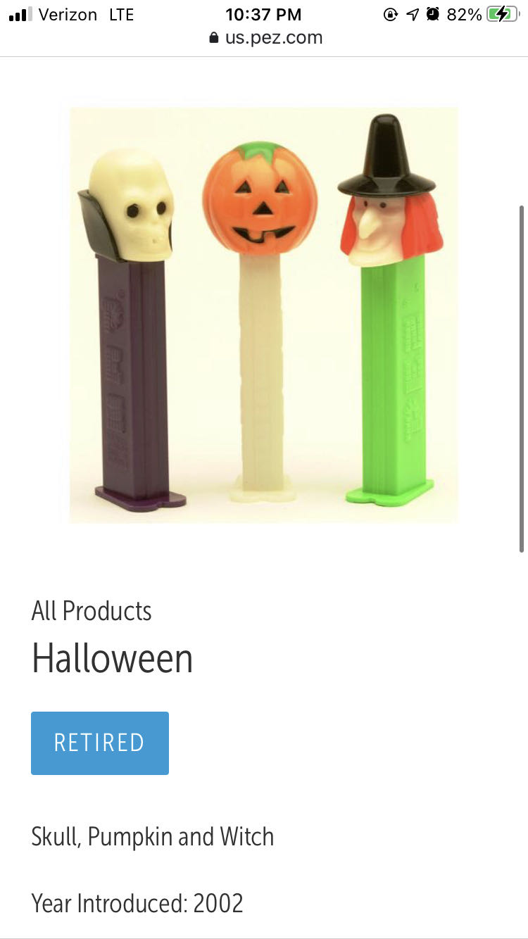 Halloween - Skull 💀 🎃 - Halloween pez collectible - Main Image 2