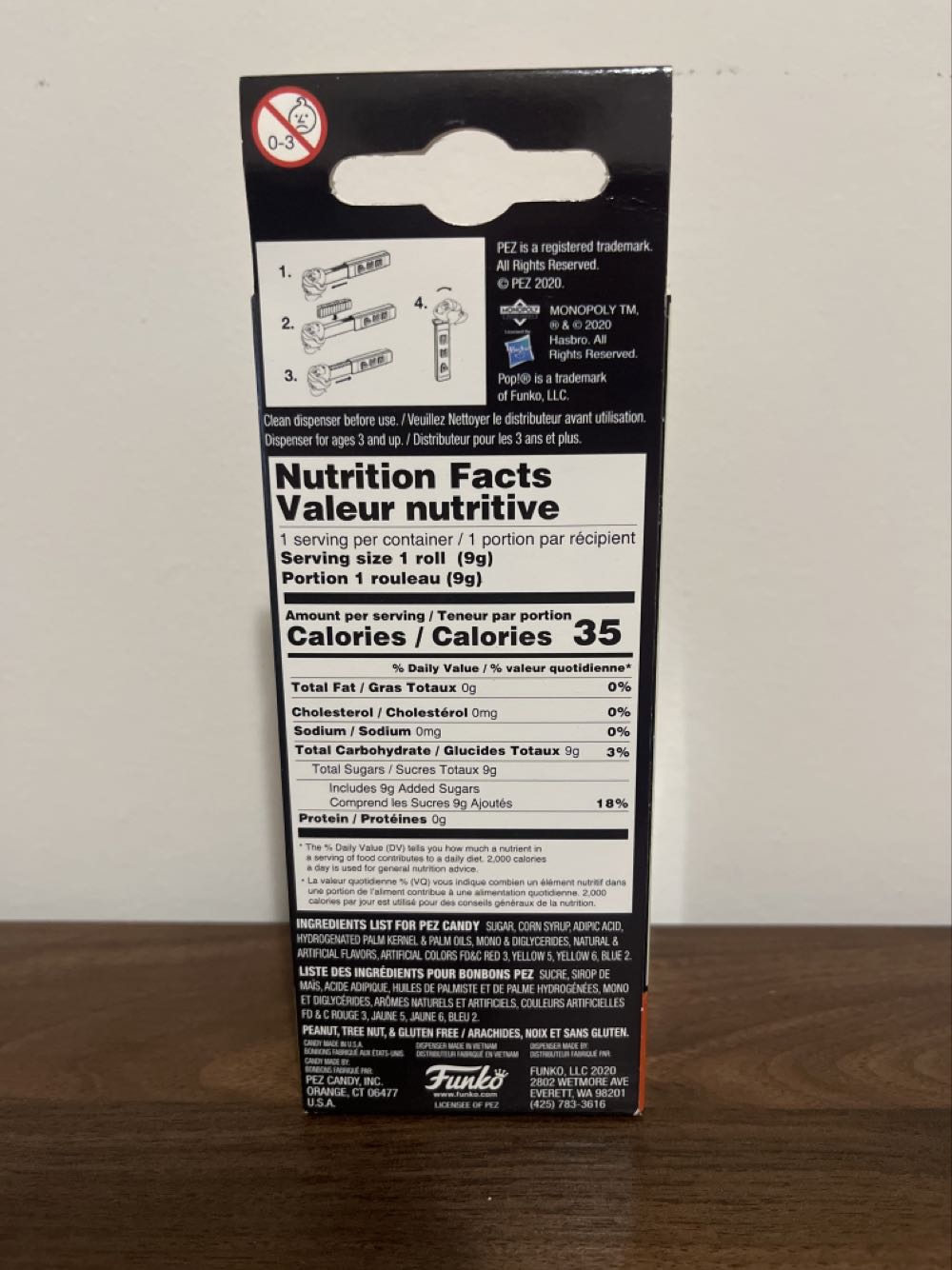 POP! Games - Monopoly (Mr. Monopoly) - Games & Toys pez collectible [Barcode 889698513326] - Main Image 2