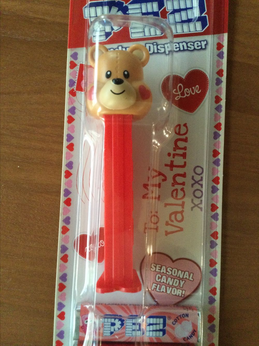 Valentine’s Day - Teddy Bear - Valentine’s Day pez collectible [Barcode 073621342149] - Main Image 2