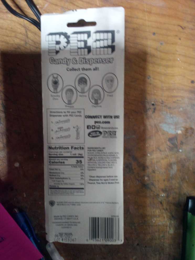 Shaggy- Scooby Doo - Scooby-Doo pez collectible [Barcode 073621090033] - Main Image 2