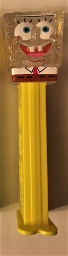 SpongeBob - Clear Glitter Crystal SpongeBob - Spongebob pez collectible - Main Image 2