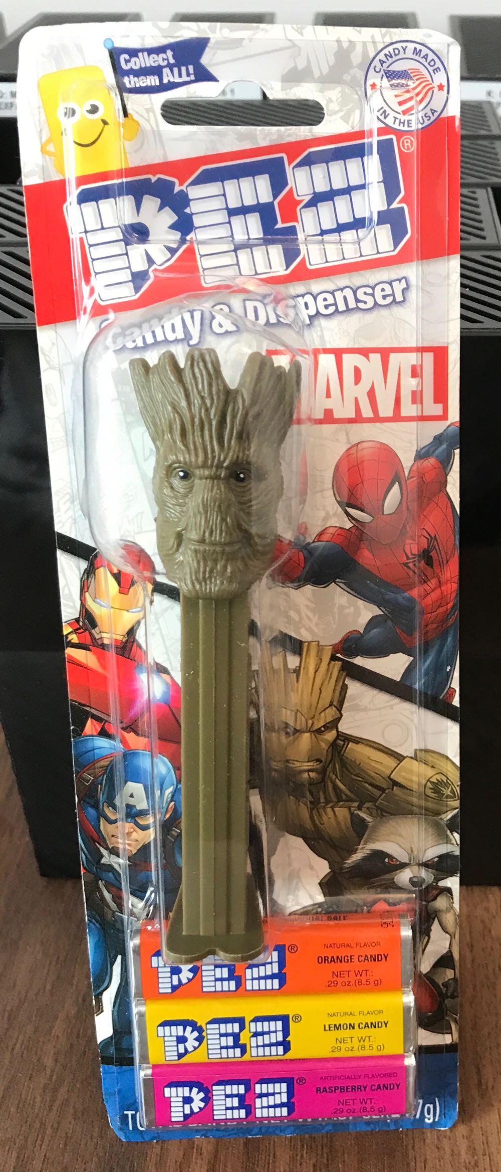 Groot - Guardians Of The Galaxy pez collectible [Barcode 067535661106] - Main Image 2