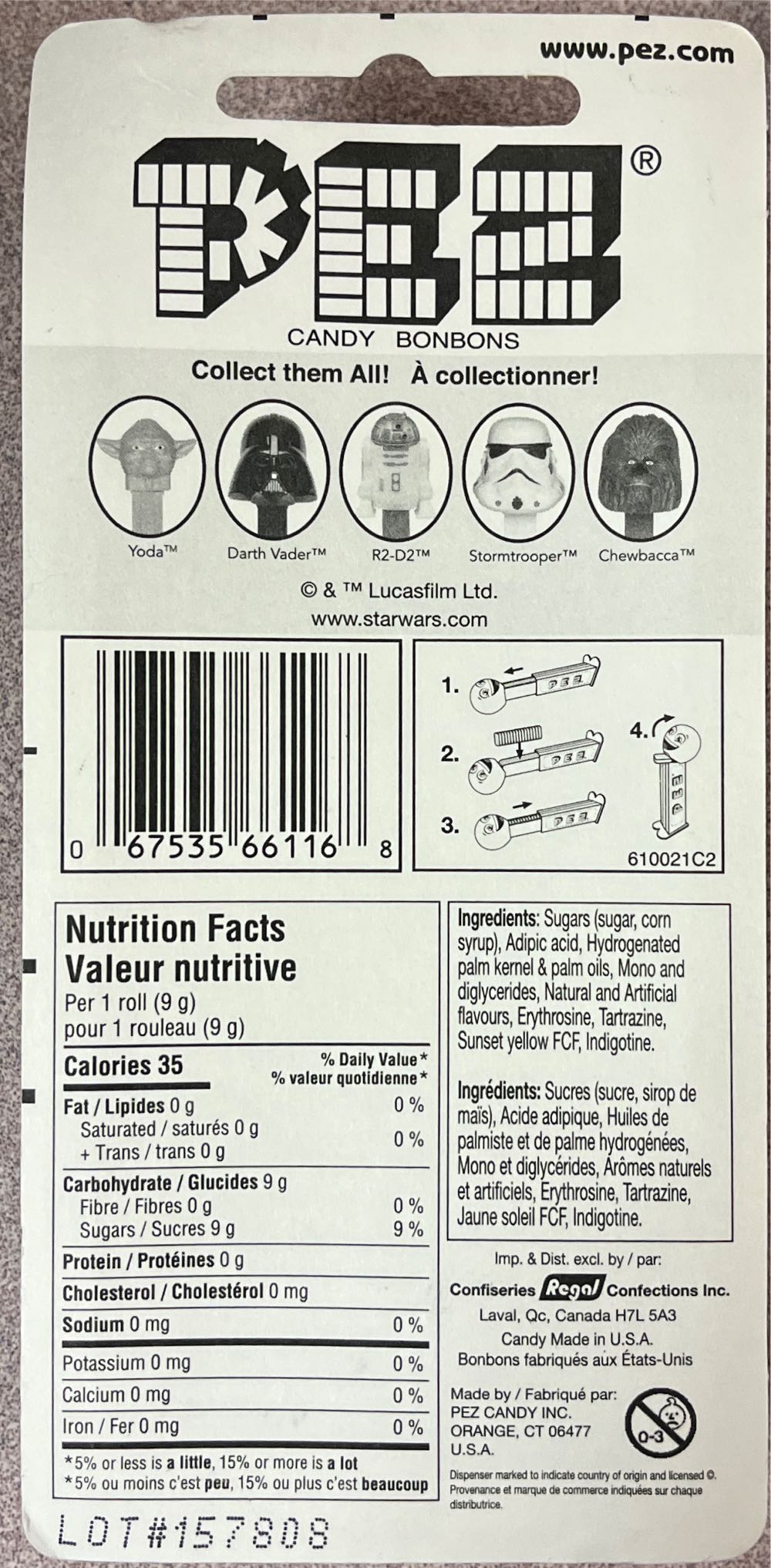 Star Wars BB-8 - Star Wars pez collectible [Barcode 067535661168] - Main Image 2