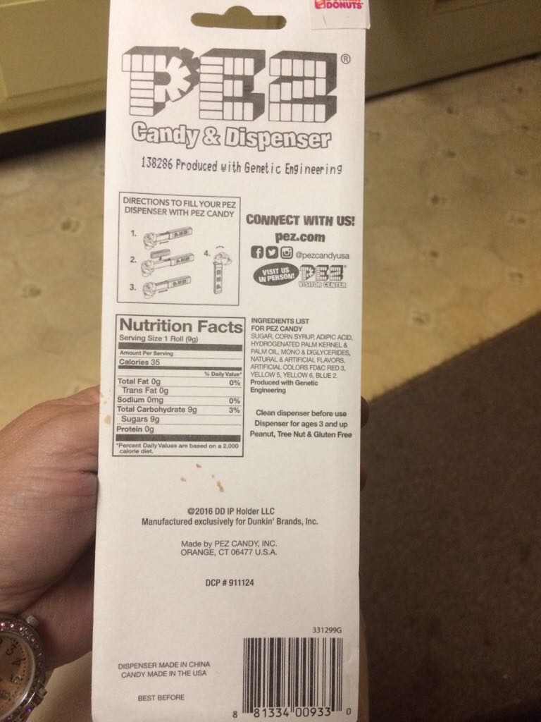 Dunkin Donuts Orange Hauler - Promotional Trucks pez collectible - Main Image 2