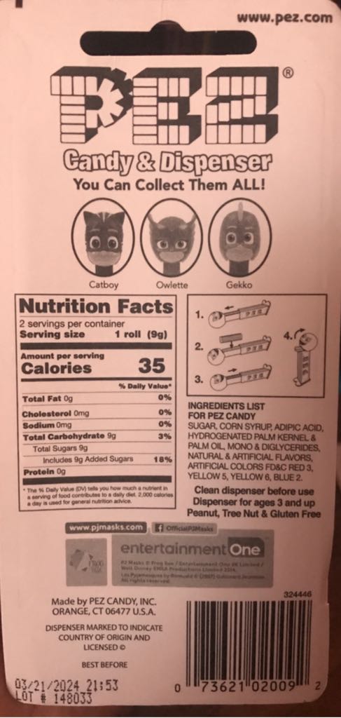 Masks - Catboy PJ  pez collectible - Main Image 2