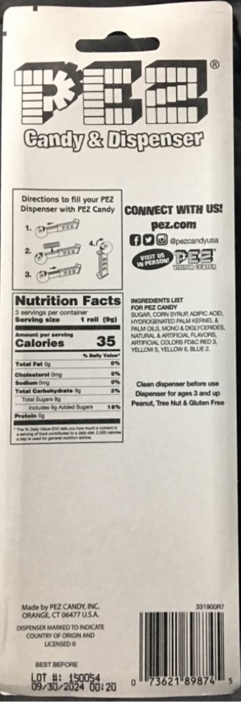 Truck Wawa - 2019 - Single On Card pez collectible - Main Image 2