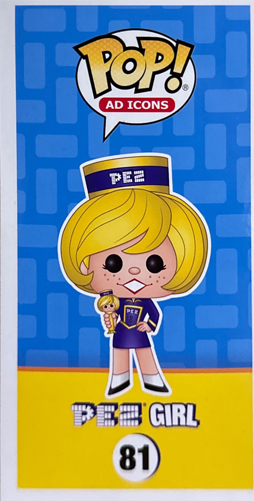 Ad Icons Funko Pop! - Pez Girl Blonde Fall Convention Exclusive  pez collectible [Barcode 889698432313] - Main Image 3
