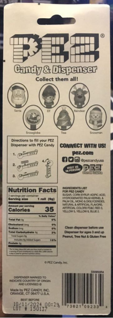 Snowman 2019 - Christmas pez collectible - Main Image 2