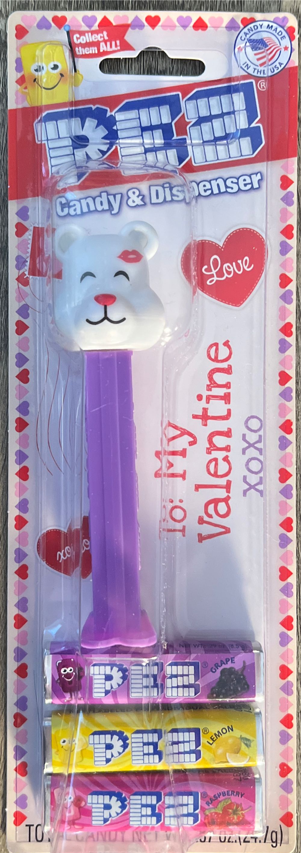 Valentine’s Day - Polar Bear - Valentines pez collectible [Barcode 073621092143] - Main Image 4