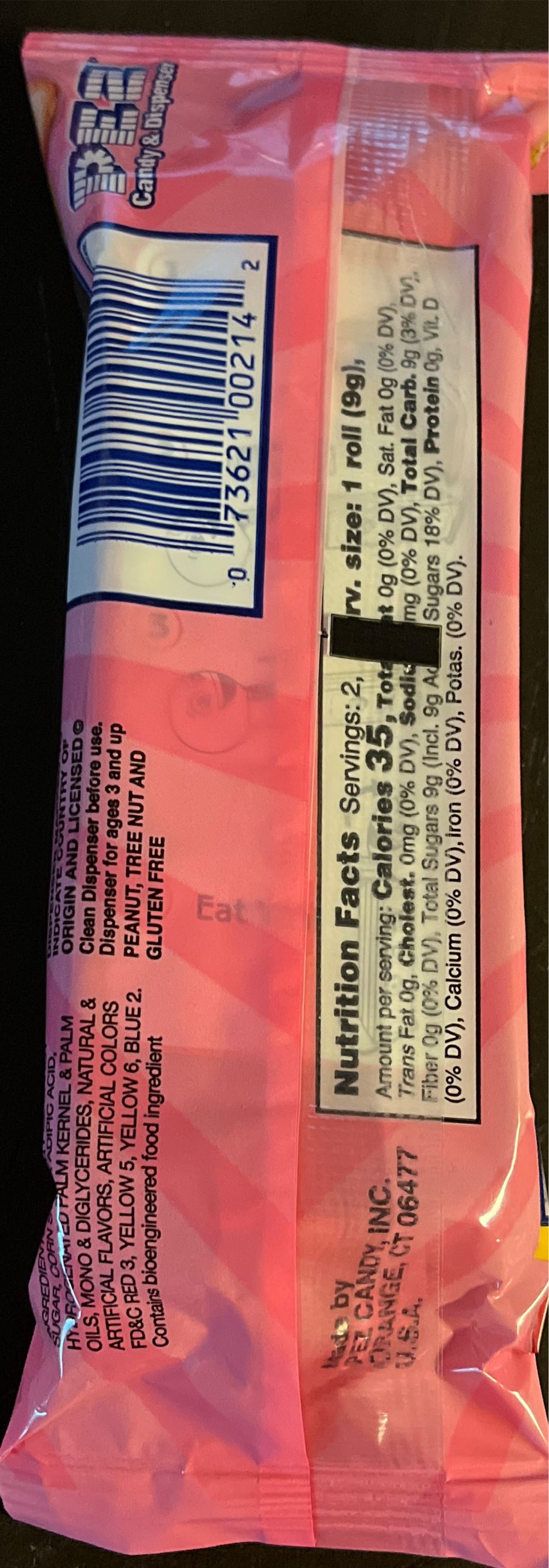 Valentine CRYSTAL HEART (Red) ❤️ - Valentine’s Day ❤️ pez collectible [Barcode 073621002142] - Main Image 3