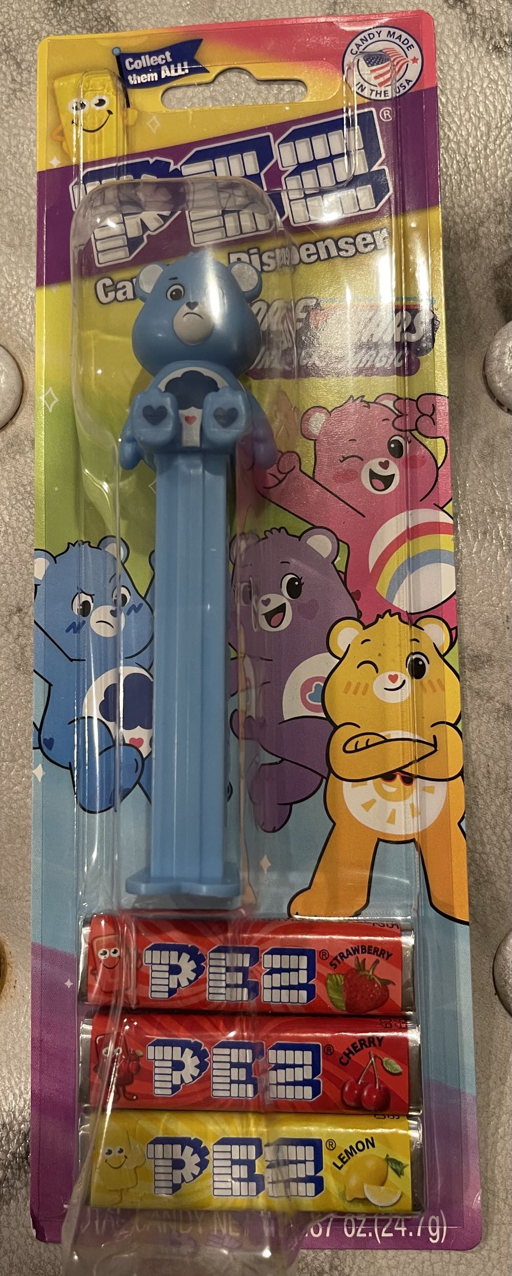 Care Bears - Grumpy Bear 🐻 - Care Bears pez collectible [Barcode 073621090026] - Main Image 2