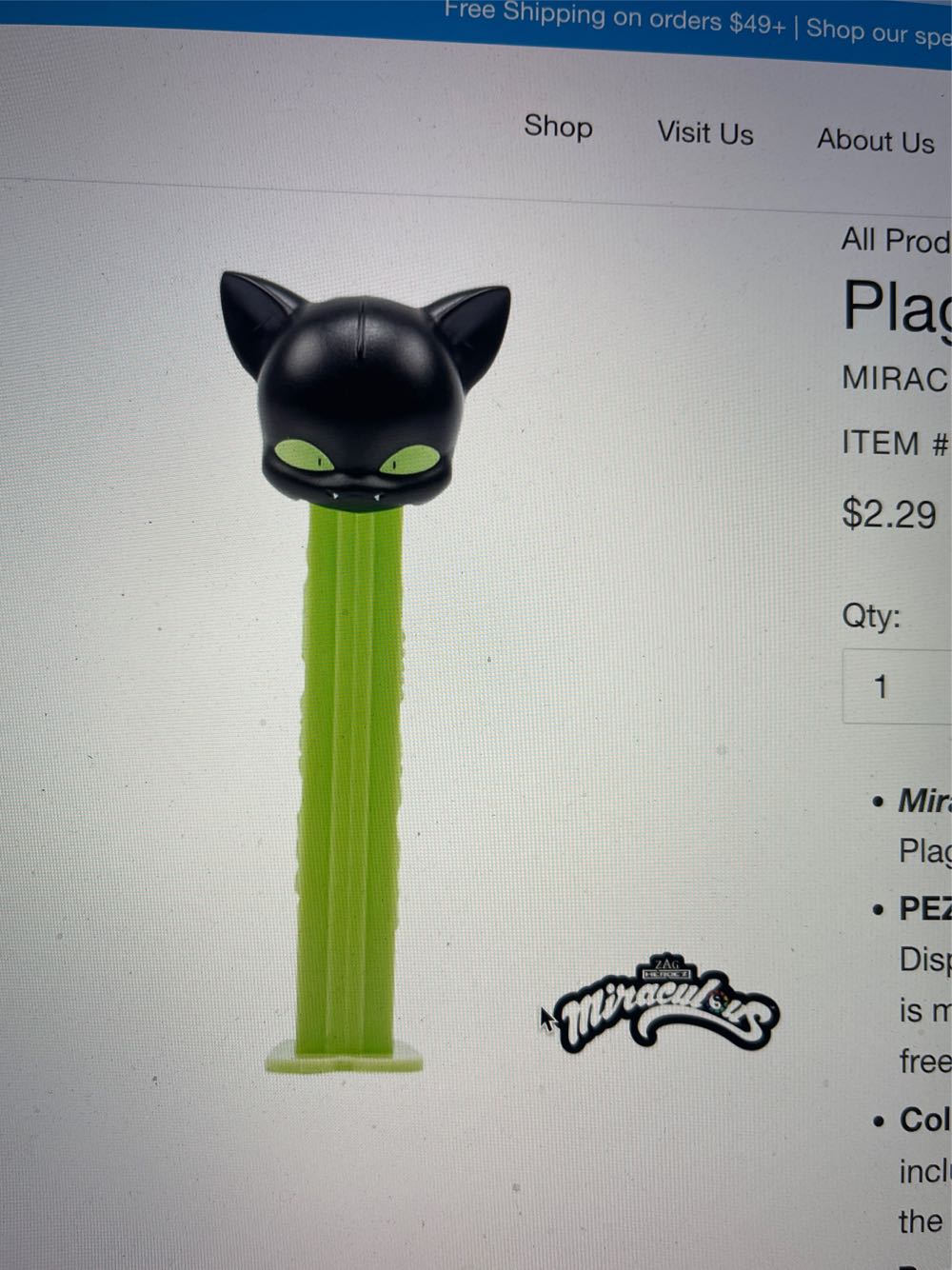 Miraculous: Plagg - Miraculous pez collectible - Main Image 2