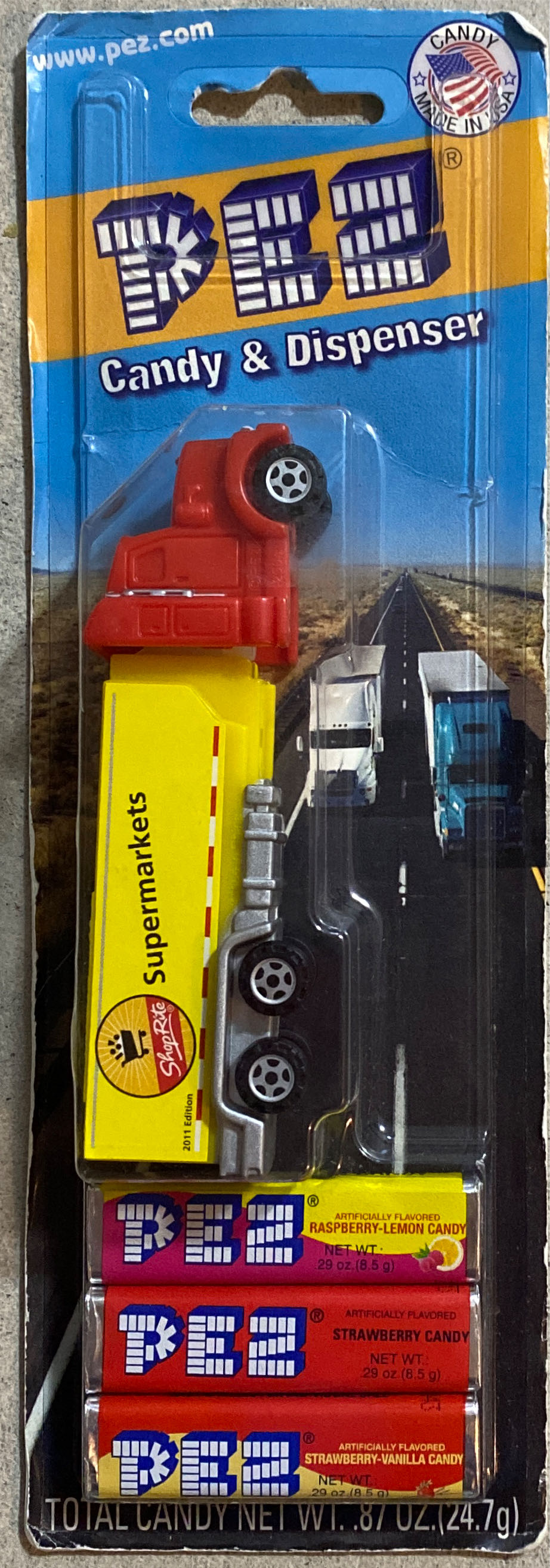 Pez Truck With DIY Design Sticker Sheet OLS