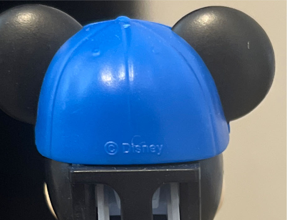 Mickey Mouse W/ Blue Baseball Hat - Disney Classic pez collectible [Barcode 073621090026] - Main Image 4