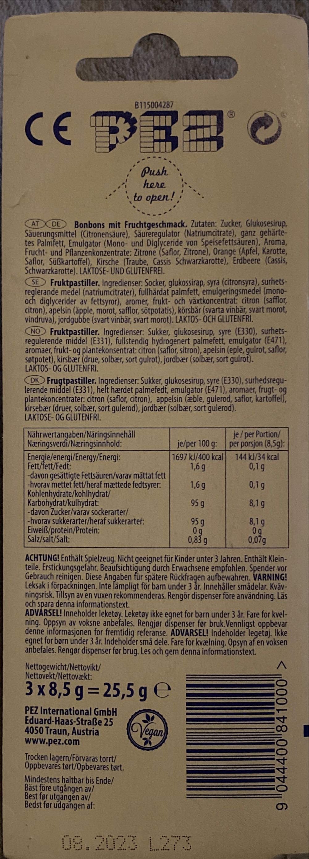 Disney Pixar Cars - Lightning McQueen - Rust-eze - Disney / Pixar pez collectible [Barcode 073621098855] - Main Image 2