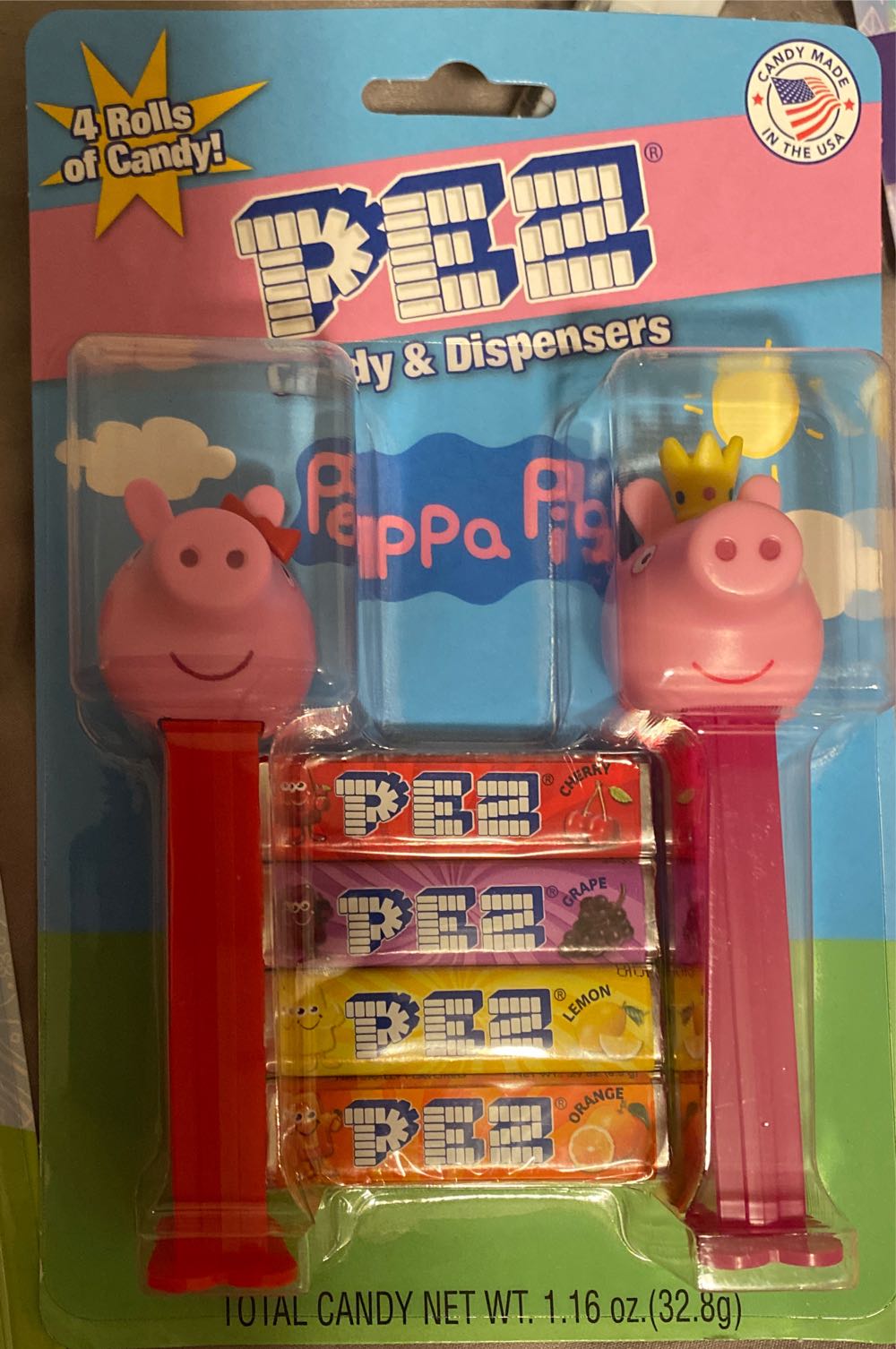 Peppa Pig Dispensers 2 Pack Candy  pez collectible [Barcode 073621427402] - Main Image 2