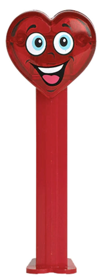 Valentine’s Day - Heart - Crystal Happy Heart - Happy Valentines Day pez collectible [Barcode 073621092143] - Main Image 2