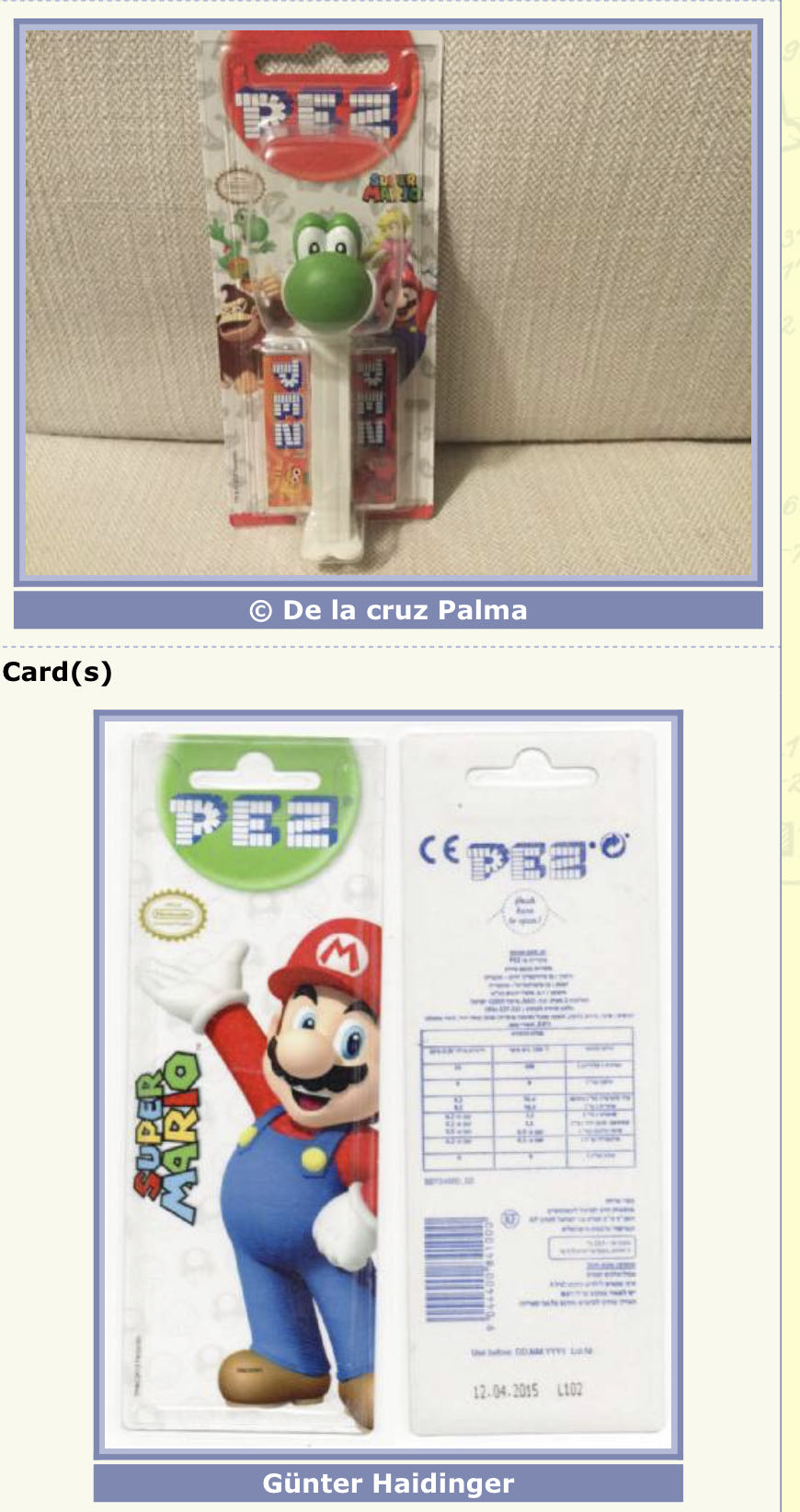 Yoshi B - Super Mario pez collectible [Barcode 073621004177] - Main Image 3