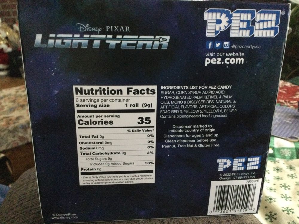 Disney Pixar Light year Gift Set (Buzz Lightyear & Sox) - Disney / Pixar - Toy Story pez collectible [Barcode 073621015197] - Main Image 3