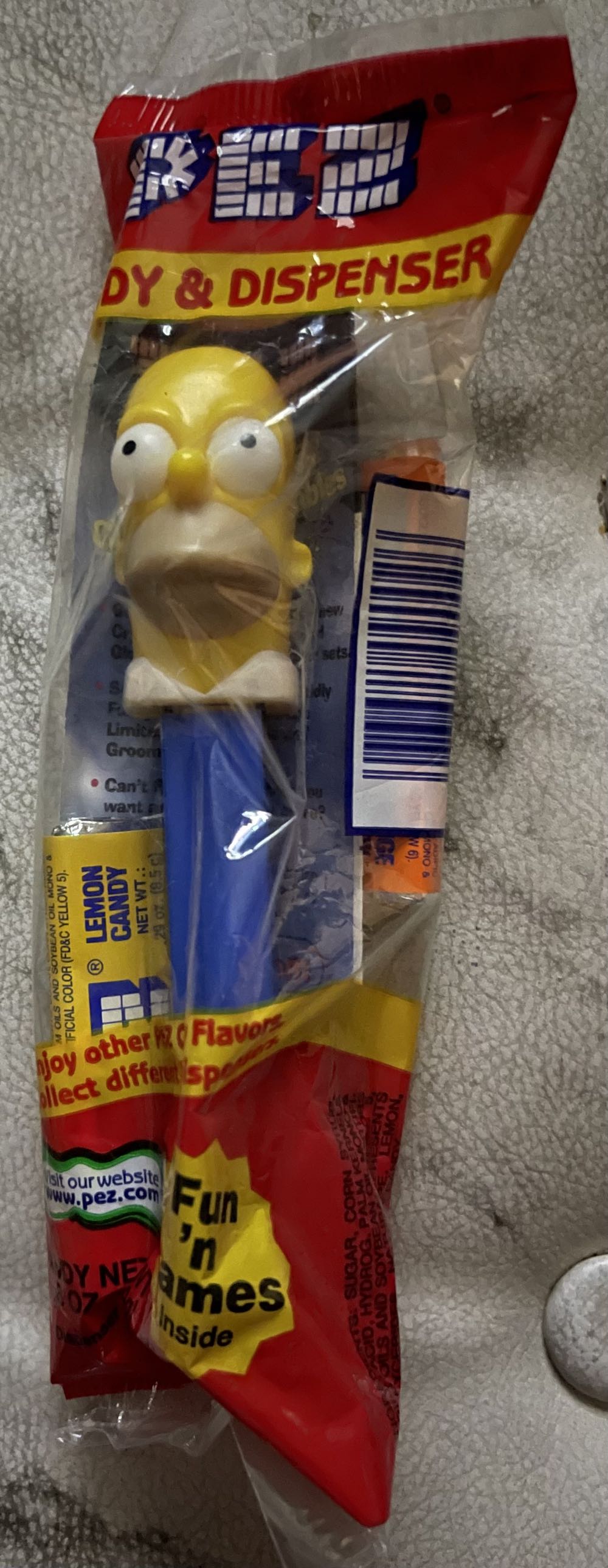 Pez Mascot Sour Blue Raspberry