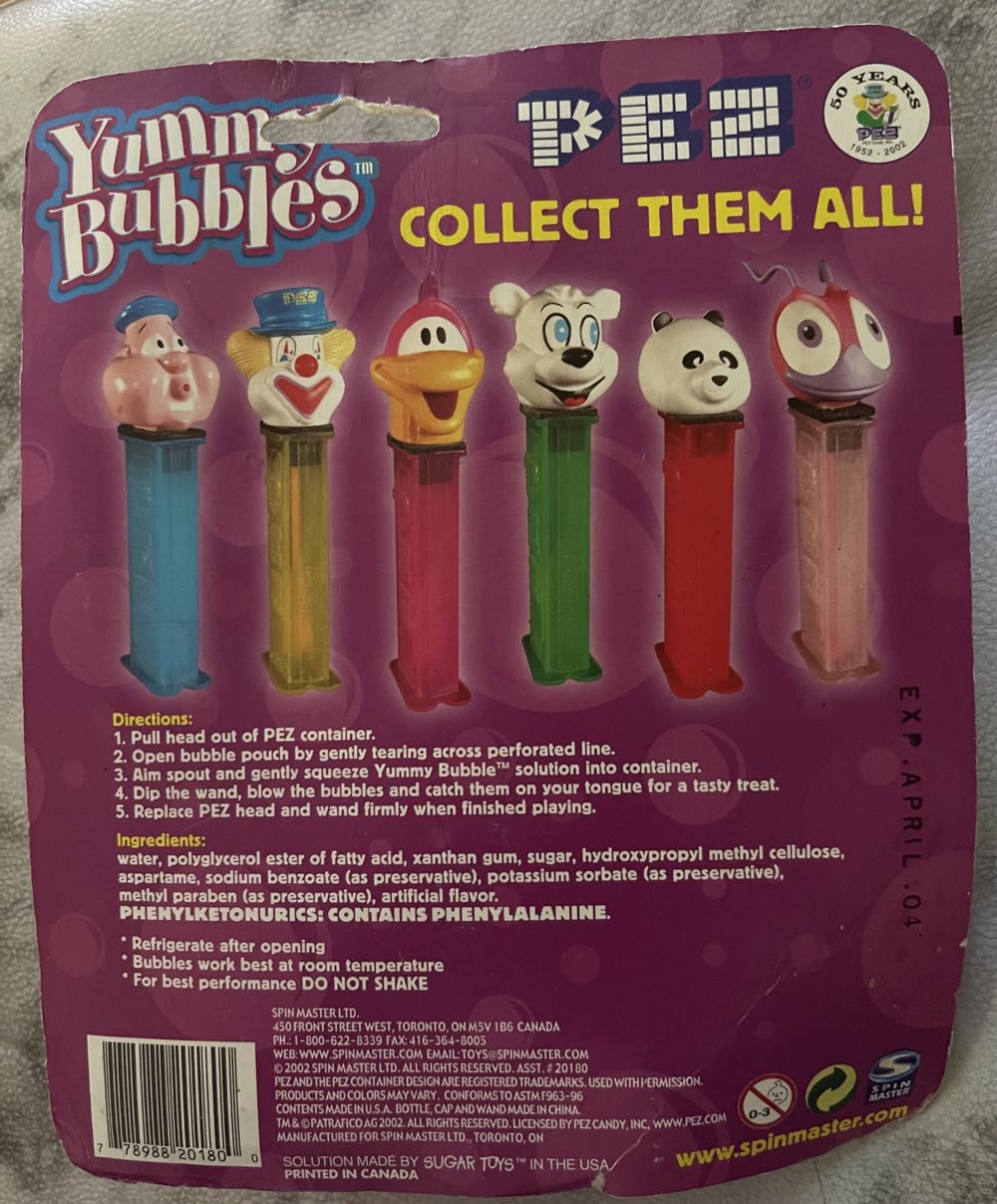 Mini - Dinosaur - PEZ A Saurs pez collectible [Barcode 778988201800] - Main Image 2