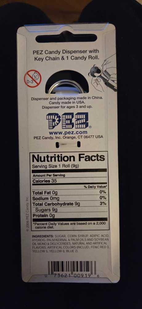 Party Animals - Donkey - Plush - Keychain pez collectible [Barcode 073621009196] - Main Image 2