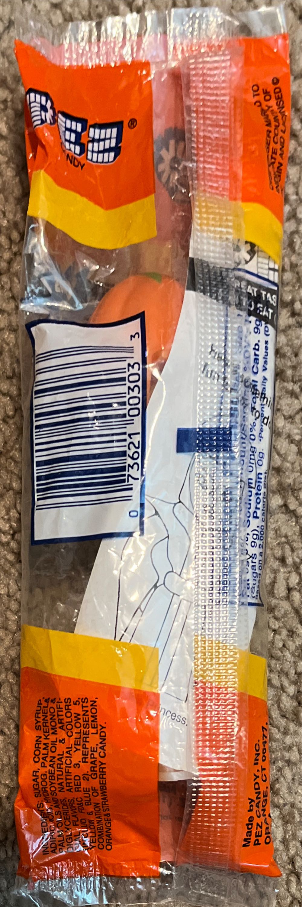 Halloween - Glow In The Dark Jack O Lantern🎃 - Halloween pez collectible [Barcode 073621003033] - Main Image 2