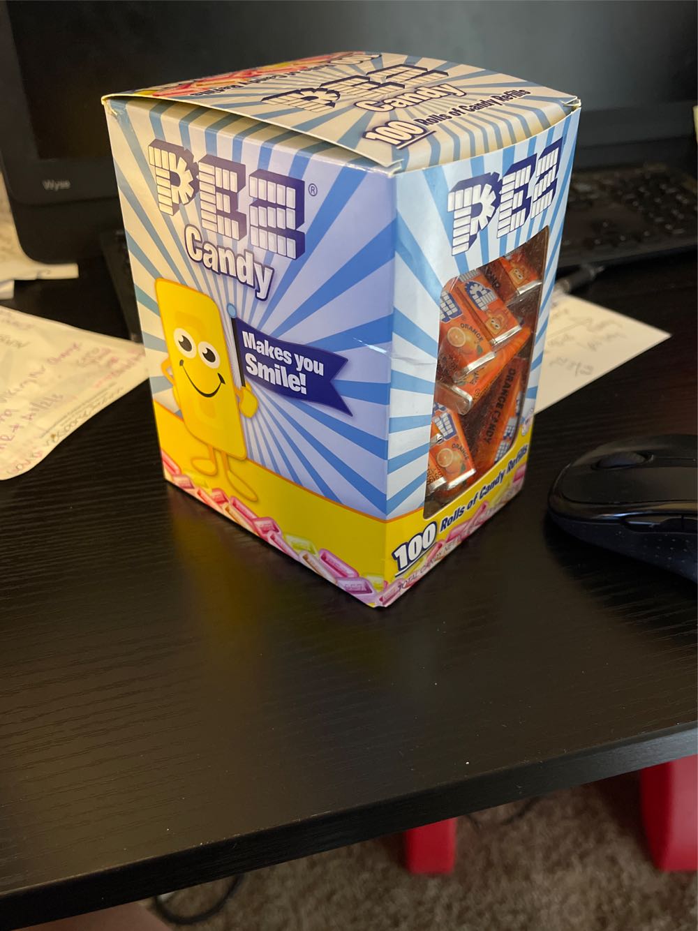 Orange PEZ Candy Refills Bulk Box   pez collectible - Main Image 2