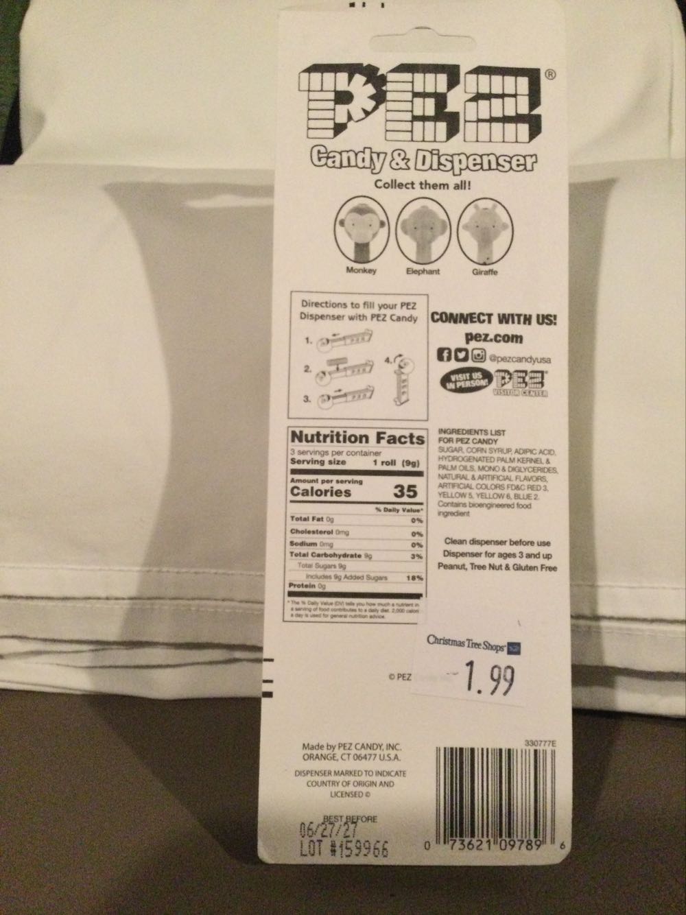 PEZimals - Gigi Giraffe - Pezimals pez collectible [Barcode 073621097896] - Main Image 3