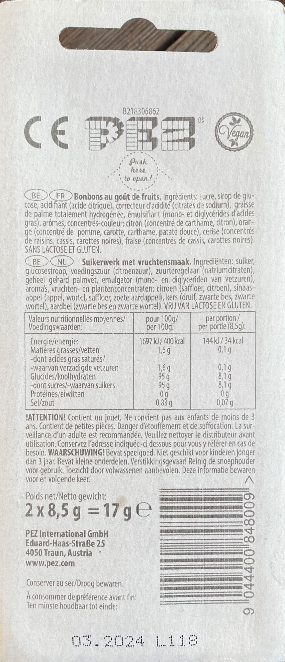 Lightyear - Buzz Space Ranger - Disney / Pixar pez collectible [Barcode 073621001190] - Main Image 2