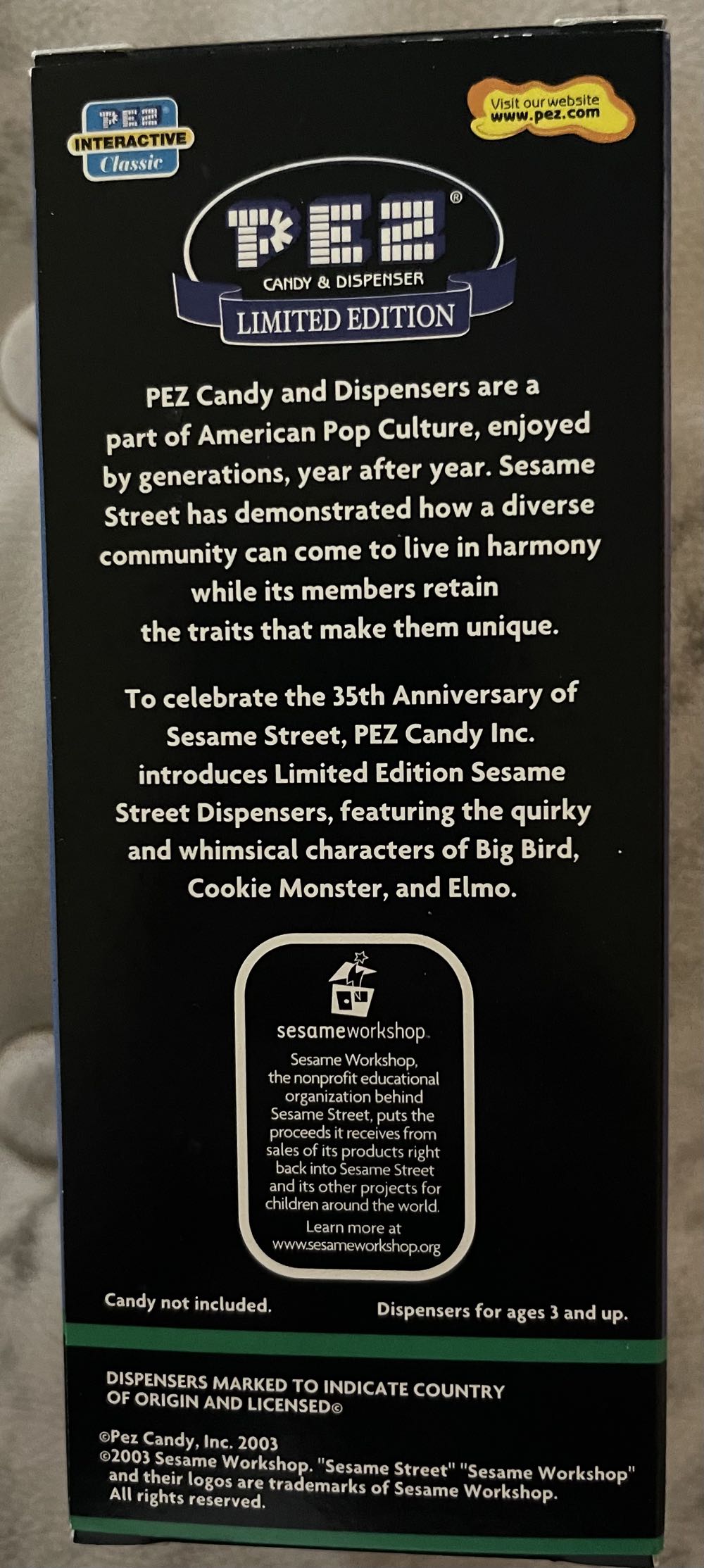 Sesame Street - Big Bird Crystal - Limited Edition pez collectible - Main Image 2